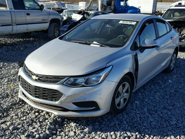 1G1BC5SM3H7163976 - 2017 CHEVROLET CRUZE LS SILVER photo 2