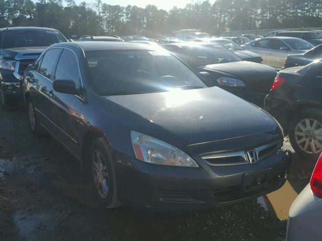 1HGCM56756A175707 - 2006 HONDA ACCORD EX GRAY photo 1