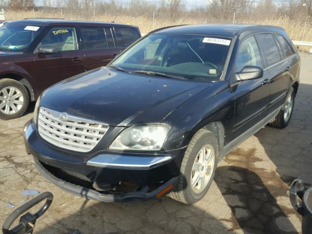 2C4GM68445R371639 - 2005 CHRYSLER PACIFICA T BLACK photo 2