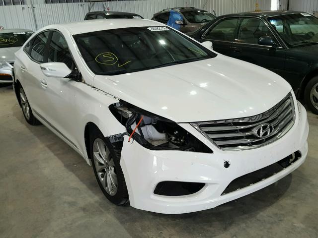 KMHFG4JG1EA341669 - 2014 HYUNDAI AZERA WHITE photo 1