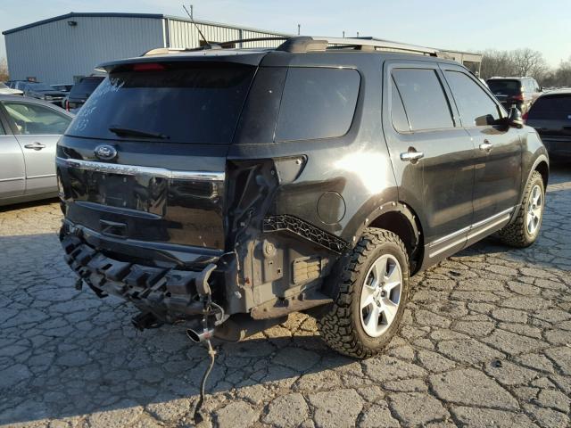 1FMHK8D8XBGA61633 - 2011 FORD EXPLORER X BLACK photo 4