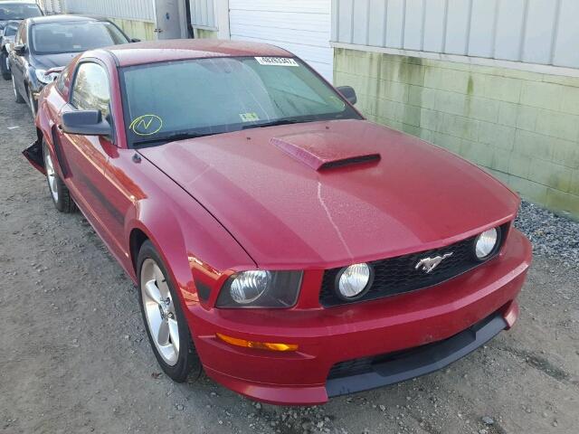 1ZVHT82HX85168252 - 2008 FORD MUSTANG GT RED photo 1