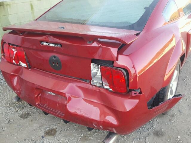 1ZVHT82HX85168252 - 2008 FORD MUSTANG GT RED photo 9