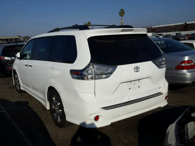 5TDXK3DC0ES487882 - 2014 TOYOTA SIENNA SPO WHITE photo 3