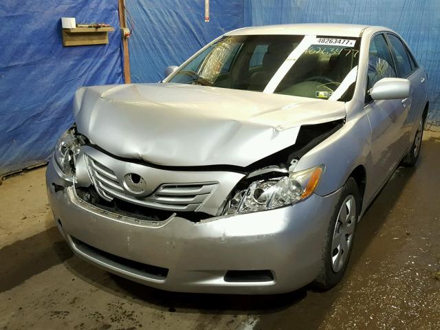 4T1BE46K59U295740 - 2009 TOYOTA CAMRY BASE SILVER photo 2