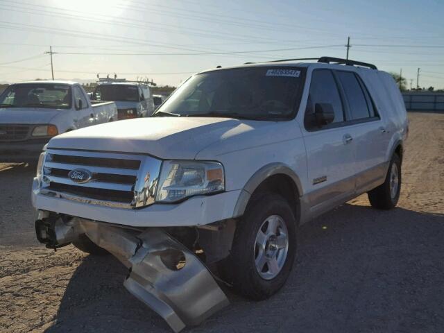 1FMFK18527LA86121 - 2007 FORD EXPEDITION WHITE photo 2