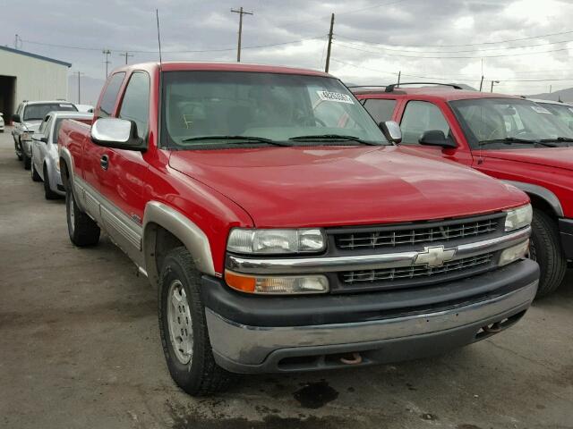 2GCEK19T9Y1391362 - 2000 CHEVROLET SILVERADO RED photo 1