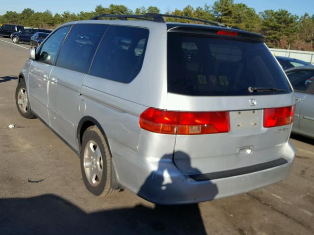 2HKRL18611H615643 - 2001 HONDA ODYSSEY EX SILVER photo 3