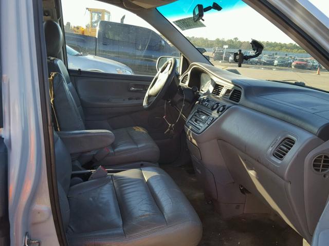 2HKRL18611H615643 - 2001 HONDA ODYSSEY EX SILVER photo 5