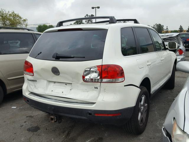 WVGZG77L75D077343 - 2005 VOLKSWAGEN TOUAREG 3. WHITE photo 4