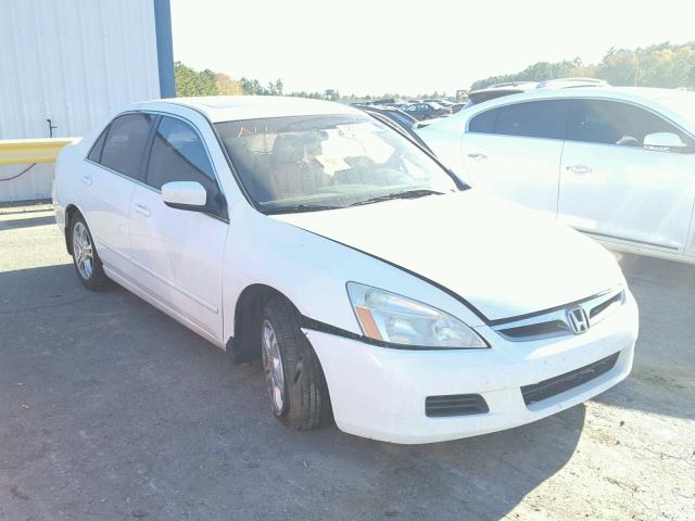 1HGCM56846A097381 - 2006 HONDA ACCORD EX WHITE photo 1