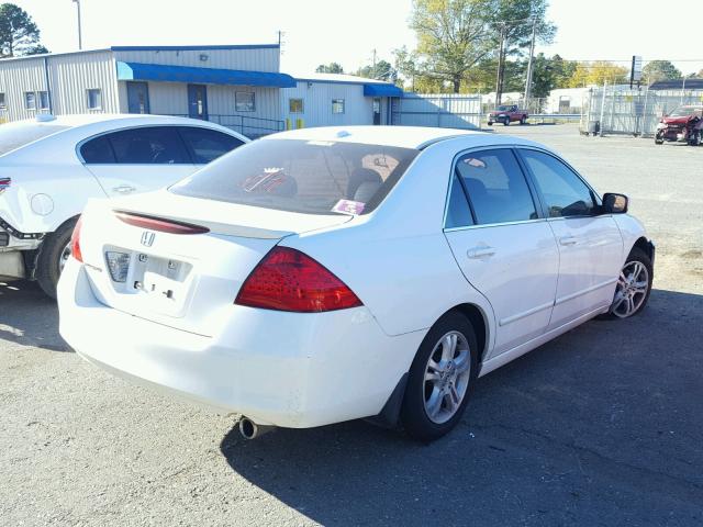 1HGCM56846A097381 - 2006 HONDA ACCORD EX WHITE photo 4