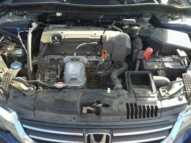 1HGCR2F37DA183608 - 2013 HONDA ACCORD LX BLUE photo 7