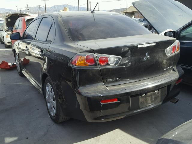 JA32U2FU2EU022387 - 2014 MITSUBISHI LANCER ES/ BLACK photo 3