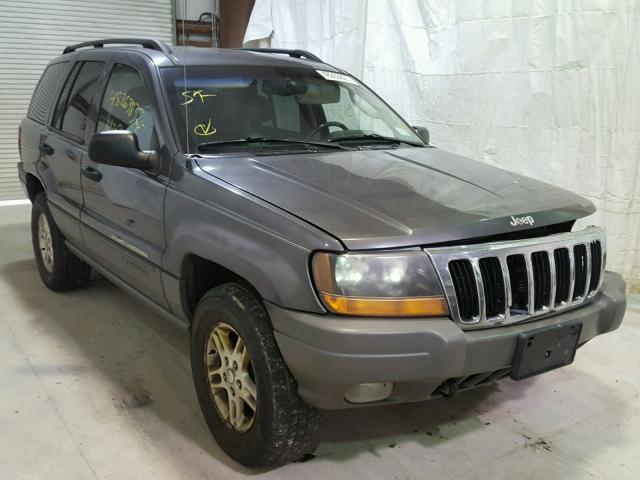 1J4GW48N82C144671 - 2002 JEEP GRAND CHER GRAY photo 1