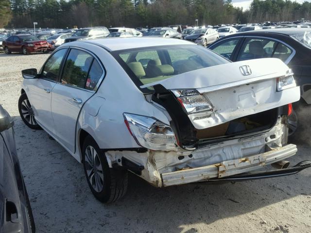 1HGCR2F37EA084451 - 2014 HONDA ACCORD LX WHITE photo 3