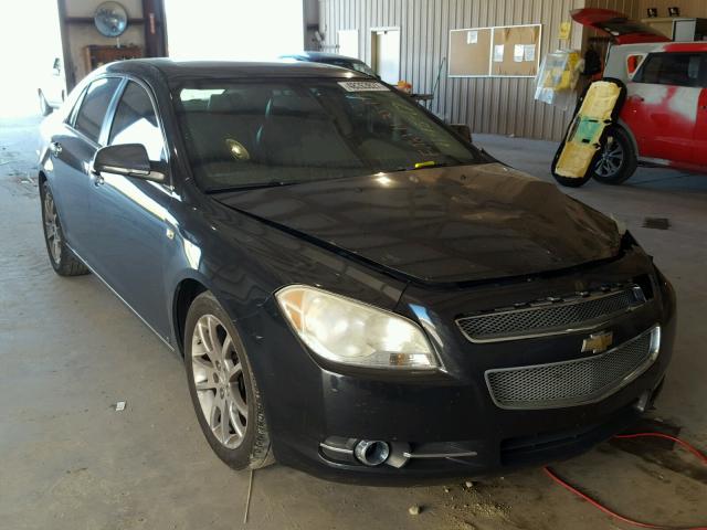 1G1ZK57728F211316 - 2008 CHEVROLET MALIBU LTZ BLACK photo 1