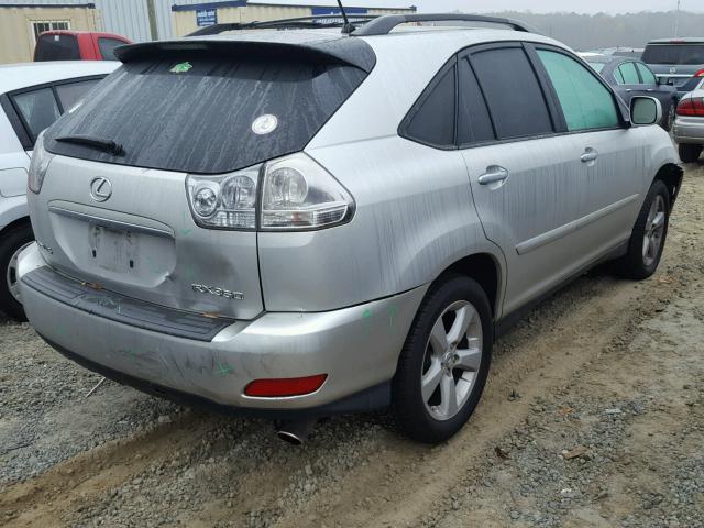 2T2GK31UX8C027229 - 2008 LEXUS RX 350 SILVER photo 4