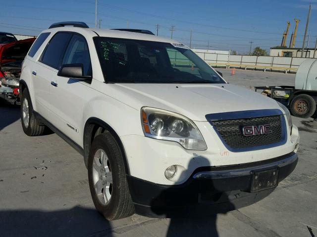 1GKER13708J152414 - 2008 GMC ACADIA SLE WHITE photo 1