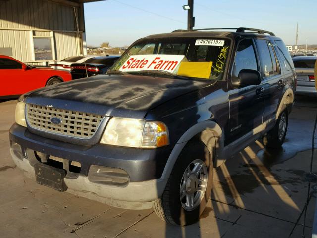 1FMZU63E42ZA99227 - 2002 FORD EXPLORER X BLUE photo 2