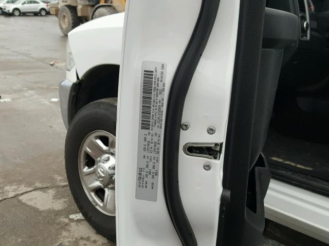 3C6UR5CJ2FG659640 - 2015 RAM 2500 ST WHITE photo 10