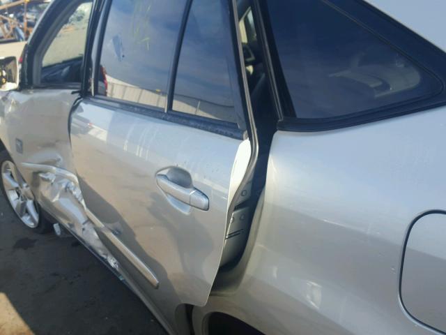 JTJGA31U640037524 - 2004 LEXUS RX 330 SILVER photo 10