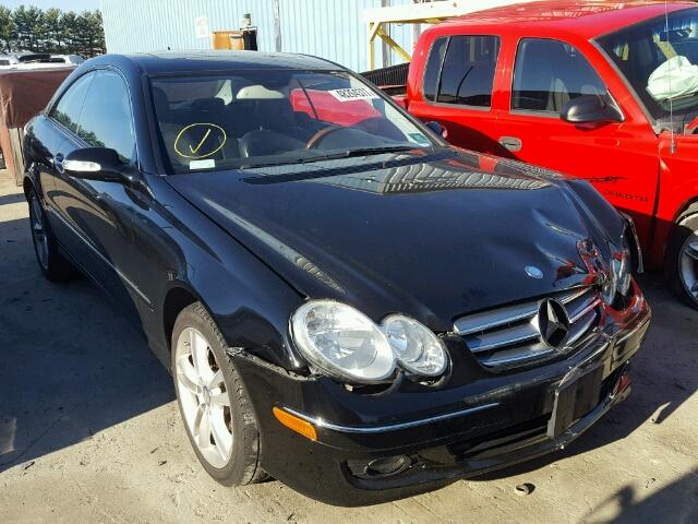 WDBTJ56H08F247384 - 2008 MERCEDES-BENZ CLK 350 BLACK photo 1