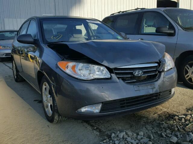 KMHDU46D08U524417 - 2008 HYUNDAI ELANTRA GL GRAY photo 1