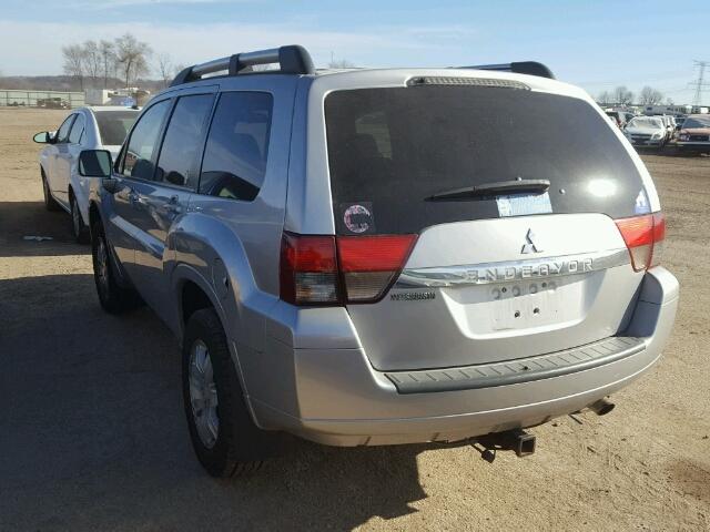 4A4JM2AS2AE008036 - 2010 MITSUBISHI ENDEAVOR L SILVER photo 3