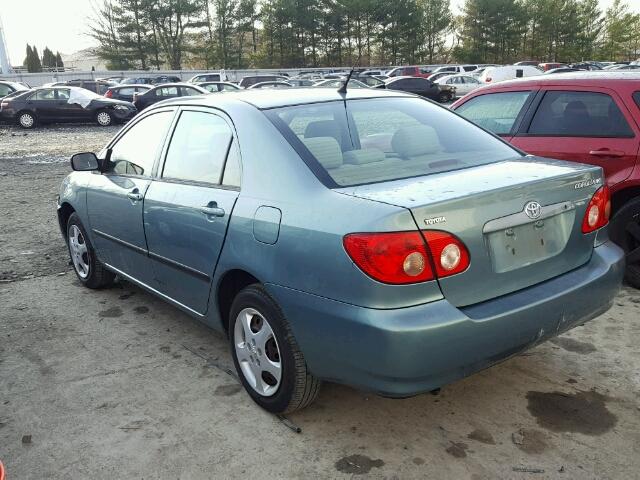 2T1BR32E56C571961 - 2006 TOYOTA COROLLA CE TEAL photo 3