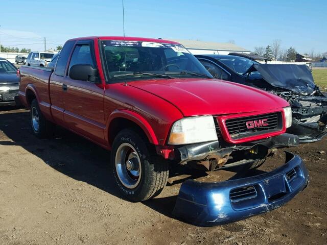 1GTCS195318114301 - 2001 GMC SONOMA RED photo 1