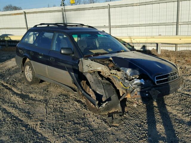 4S3BH665617603924 - 2001 SUBARU LEGACY OUT GREEN photo 1