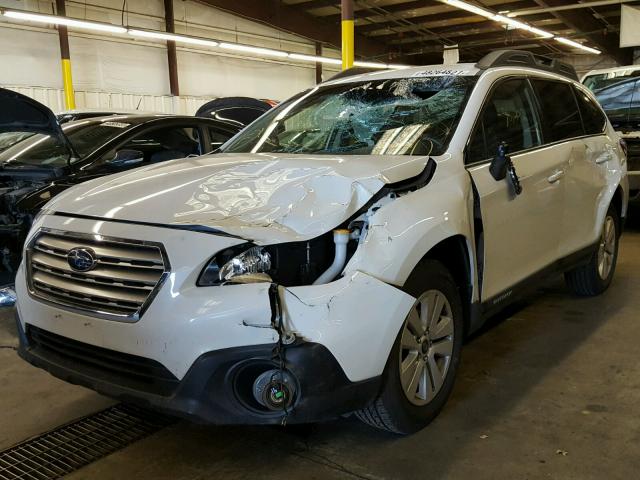 4S4BSACC6F3216226 - 2015 SUBARU OUTBACK 2. WHITE photo 2