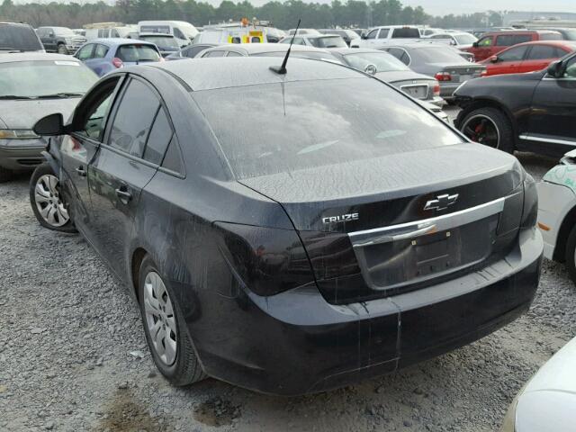 1G1PA5SHXE7174595 - 2014 CHEVROLET CRUZE LS BLACK photo 3