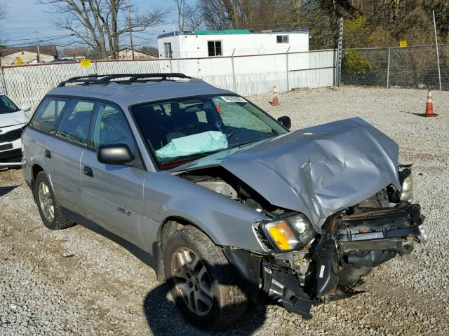 4S3BH675847622817 - 2004 SUBARU LEGACY OUT SILVER photo 1