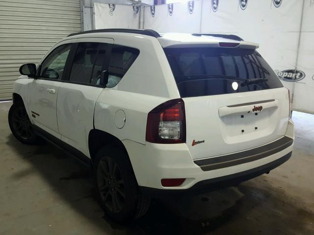 1C4NJCBBXGD700419 - 2016 JEEP COMPASS SP WHITE photo 3