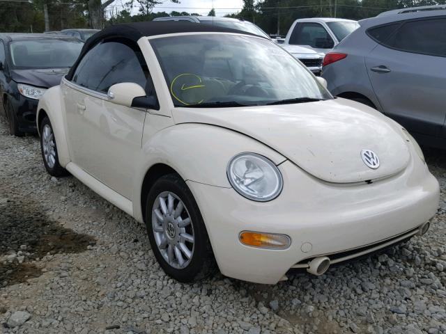 3VWCM31Y94M323695 - 2004 VOLKSWAGEN NEW BEETLE CREAM photo 1