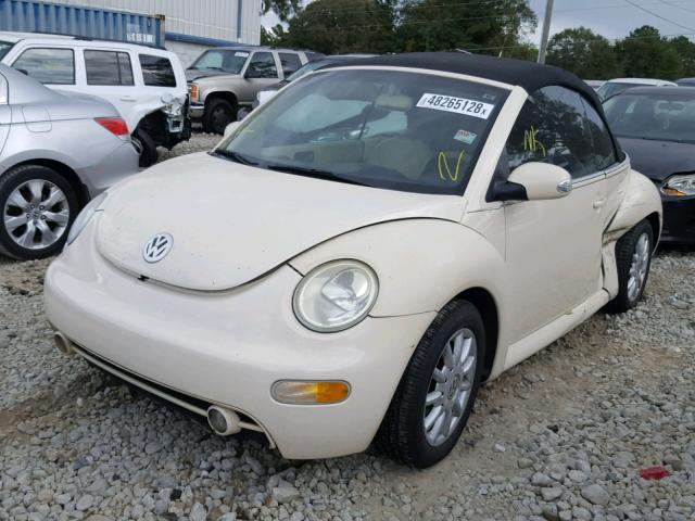 3VWCM31Y94M323695 - 2004 VOLKSWAGEN NEW BEETLE 奶油色 照片 2