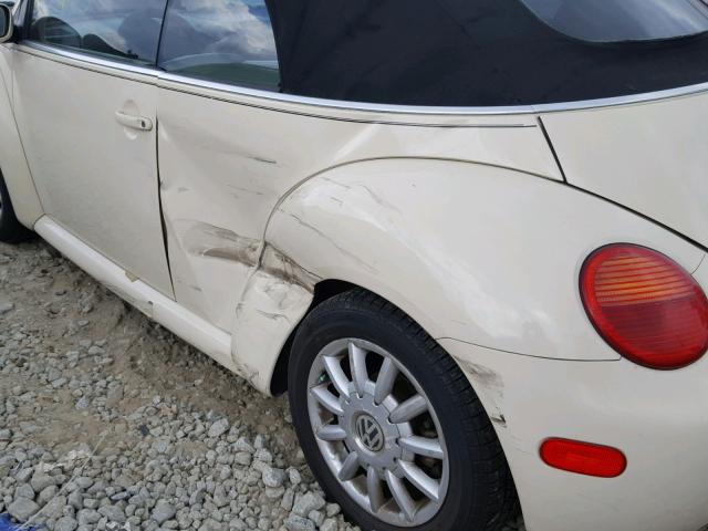 3VWCM31Y94M323695 - 2004 VOLKSWAGEN NEW BEETLE 奶油色 照片 9