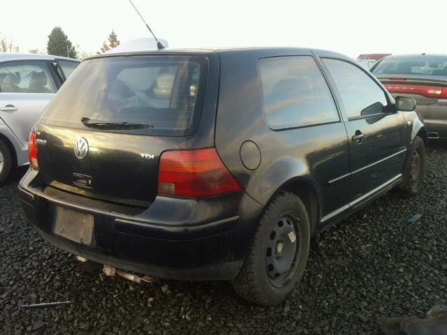 9BWBP61J014051996 - 2001 VOLKSWAGEN GOLF GL TD BLACK photo 4