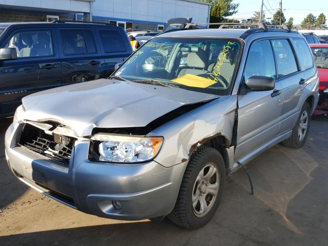 JF1SG63647H713363 - 2007 SUBARU FORESTER 2 SILVER photo 2