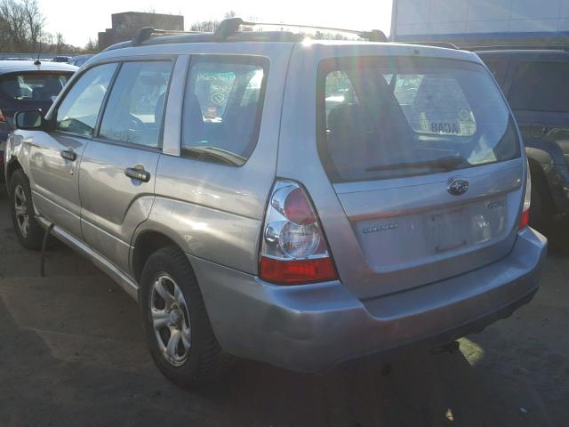 JF1SG63647H713363 - 2007 SUBARU FORESTER 2 SILVER photo 3