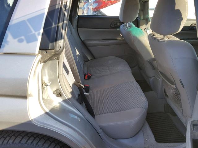 JF1SG63647H713363 - 2007 SUBARU FORESTER 2 SILVER photo 6