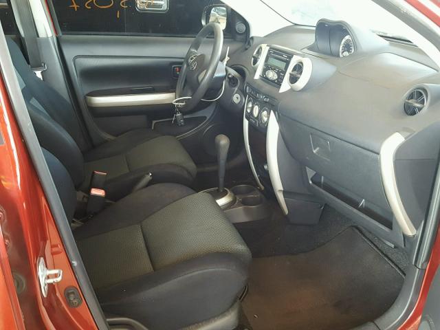 JTKKT624560161822 - 2006 TOYOTA SCION XA მუქწითელი ფოტო 5