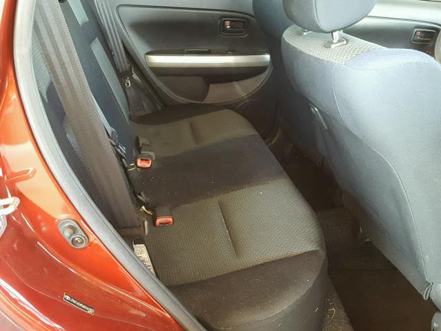 JTKKT624560161822 - 2006 TOYOTA SCION XA მუქწითელი ფოტო 6