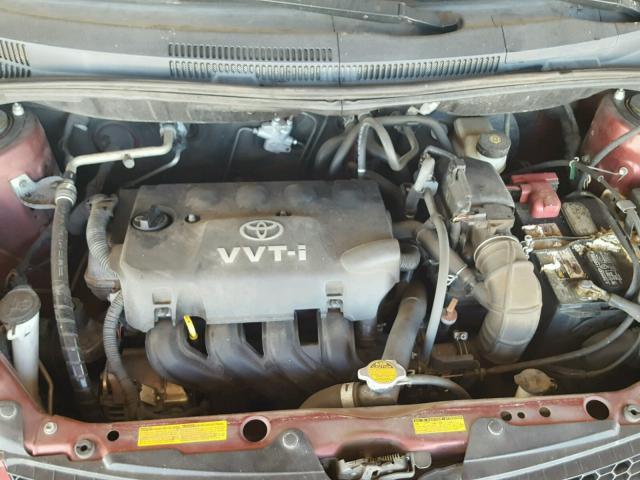 JTKKT624560161822 - 2006 TOYOTA SCION XA მუქწითელი ფოტო 7