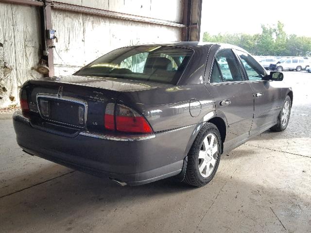 1LNHM86S15Y600769 - 2005 LINCOLN LS GRAY photo 4