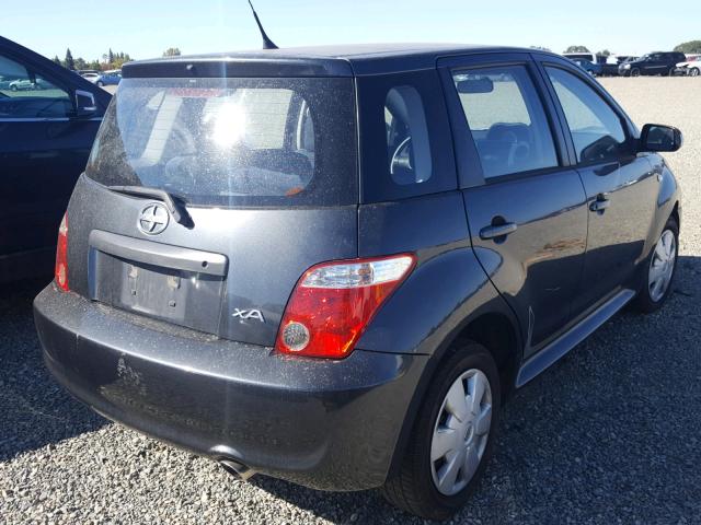 JTKKT624360130293 - 2006 TOYOTA SCION XA ნაცრისფერი ფოტო 4