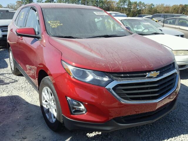 3GNAXJEV2JS538338 - 2018 CHEVROLET EQUINOX LT RED photo 1