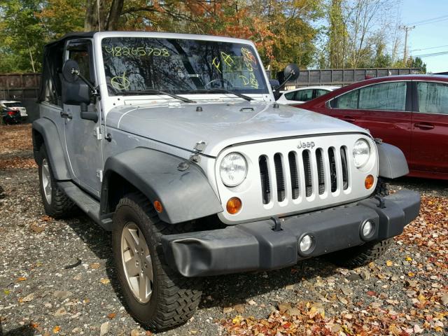 1C4AJWAG4CL116837 - 2012 JEEP WRANGLER S SILVER photo 1